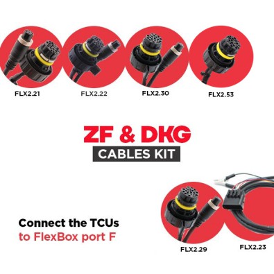 Kit Cables TCU ZF (6/8HP) - DKG FLK06B